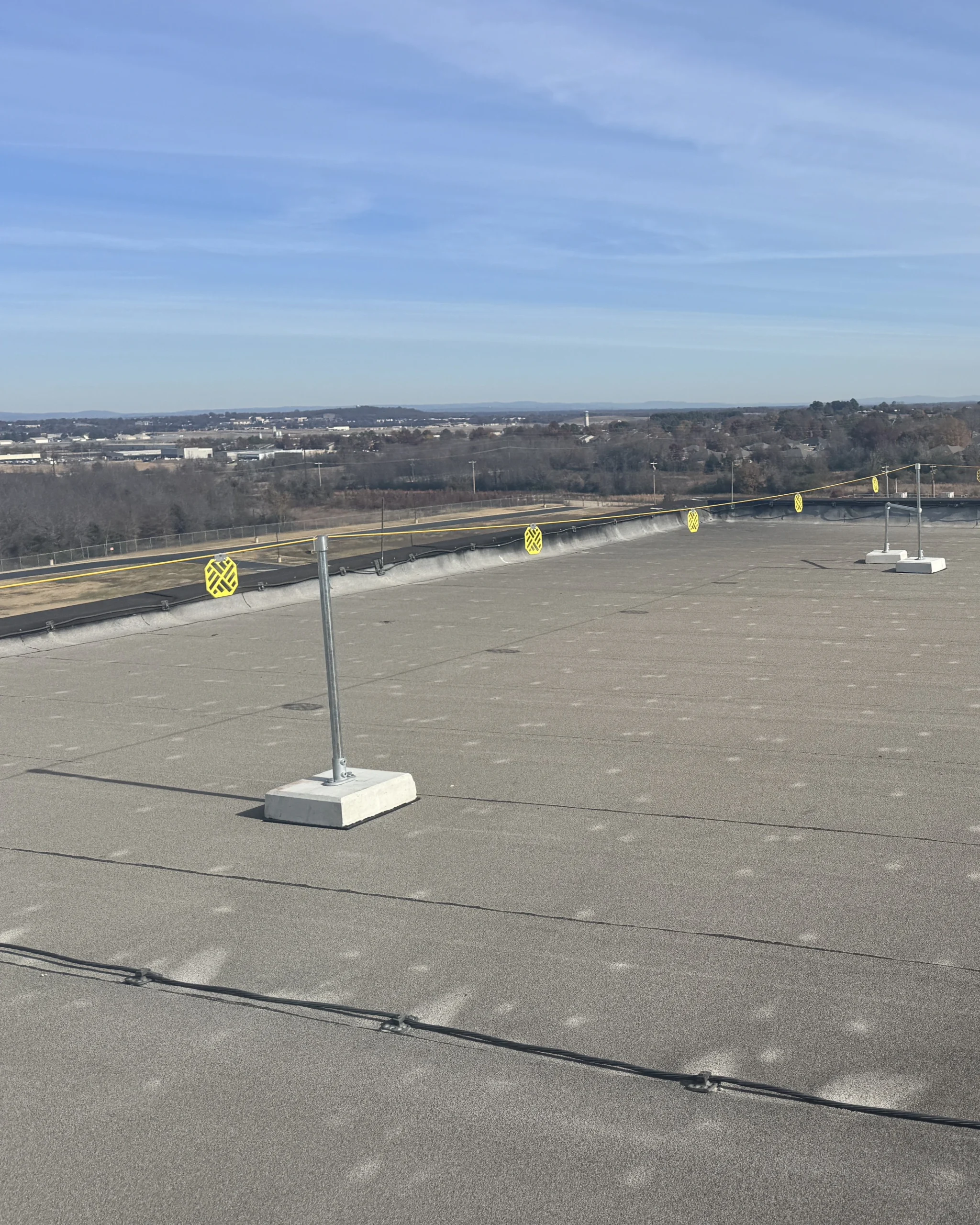 Featured image for “Warning Lines on Low-Slope Roofs: What OSHA Allows and What It Does Not”